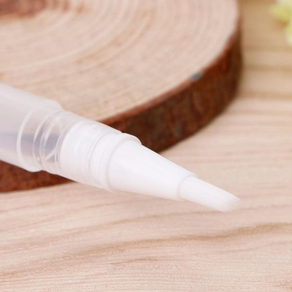 

storage bottles & jars 3ml cuticle oil container with brush lip tube empty twist pen cosmetic