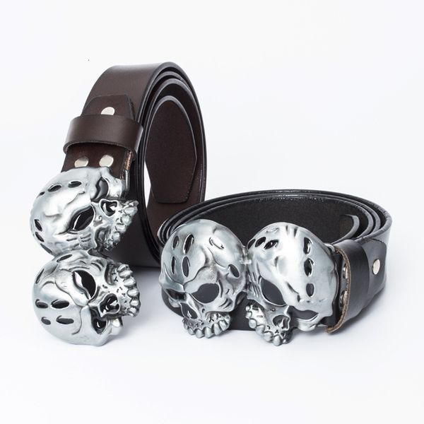 

halloween role play belt trendy personality ghost punk tie men's pants, Black;brown