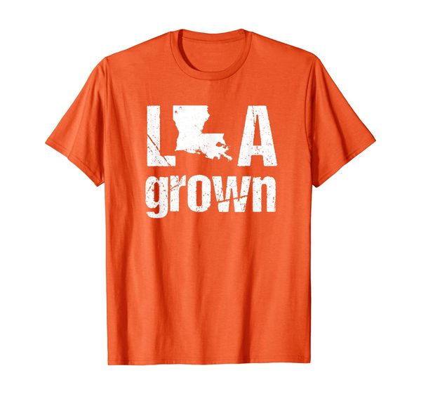 

louisiana tshirt vintage la state grown home gift t-shirt, White;black