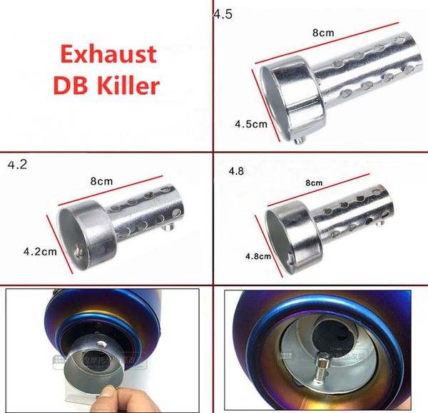 

motorcycle exhaust system refitted pipe viper back pressure core tuning muffler