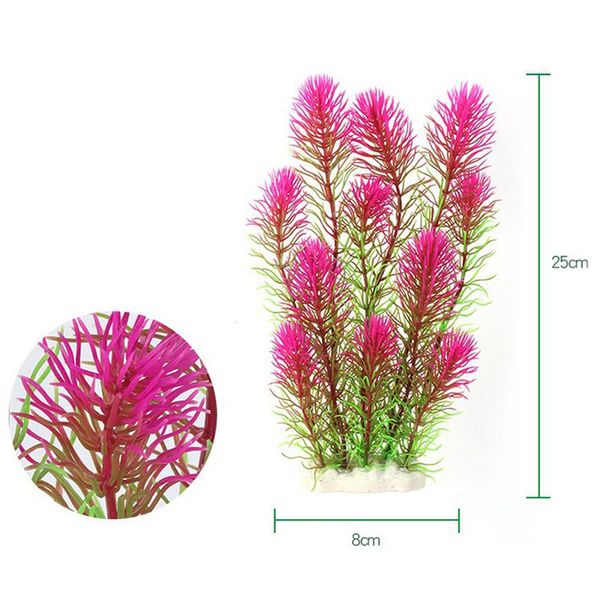 

artificial aquatic plant diy aquarium fish tank water grass landscape decoration home plastic 40g decorations