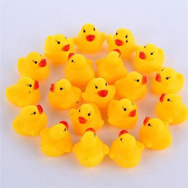 

baby bath toy sound rattle children infant mini rubber ducks bathe gifts race squeaky duck swimming pool fun playing toys dhl