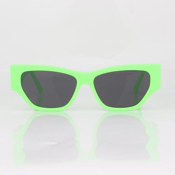 

sunglasses cat eye green women with metal details, White;black