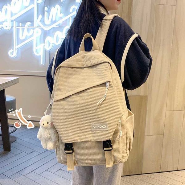 

backpack female school backpacks, plain backpack for students and girls, large travel scholarship 5r1c