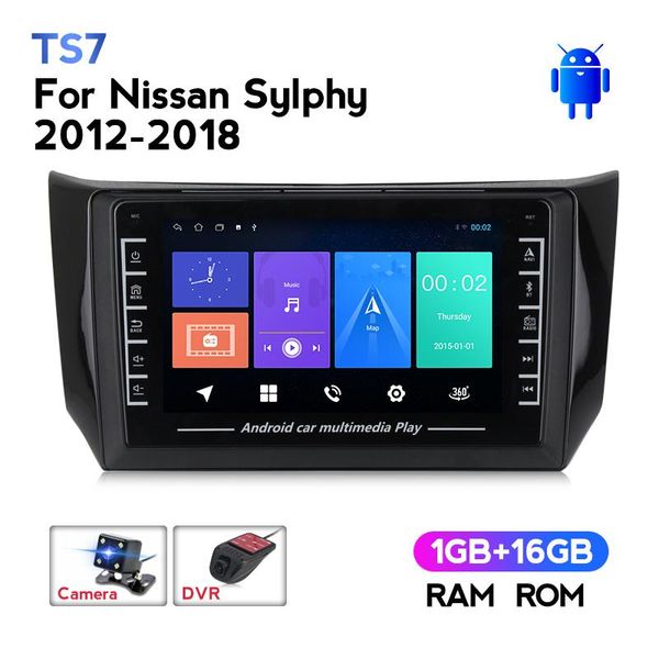 

player 8inch 1280*720 hd android car dvd radio multimedia for sylphy b17 sentra 2012 2013-2021 support carplay bt swc