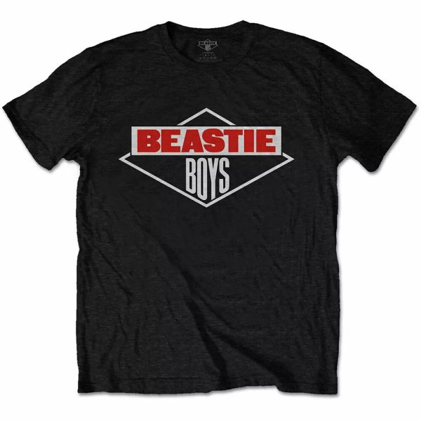 

black the beastie boys official logo t-shirt men unisex, White;black