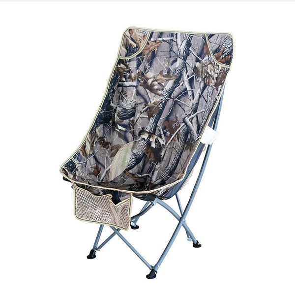 

camp furniture portable folding chair outdoor leisure fishing recliner backrest lazy beach moon camping