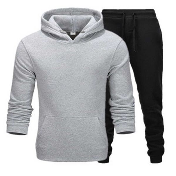 

selling spring autumn men's brand designer luxury sports suit running fashion brand men's designer luxury track suitsbky4y, Gray