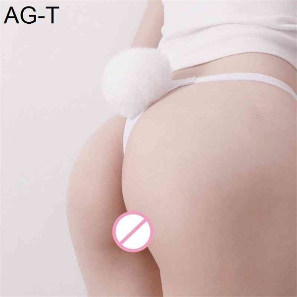 

women's underwear removable rabbit hair ball panties g string.cute ladies girl's cotton thong lolita briefs t-back.underpants, Black;pink