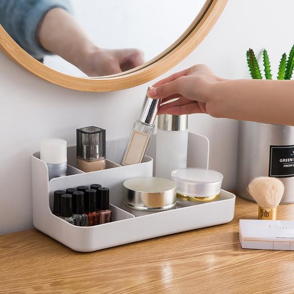 

storage boxes & bins pp makeup organizer box jewelry necklace nail polish earring plastic home deskfor cosmetics 2021