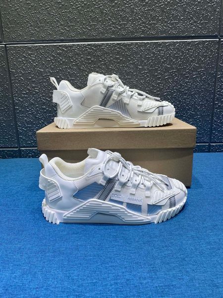 

new men and women ns1 sneakers in mixed materials luxury designer shoes men and women sneakers fashion size 38-45, Black