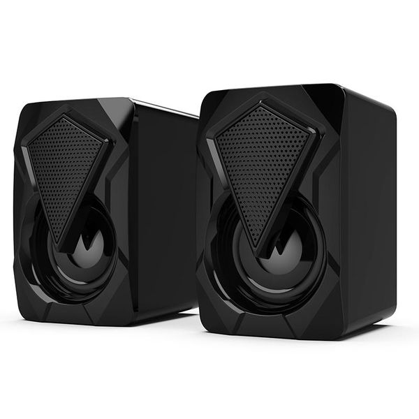 

mini speakers usb wired computer bass stereo subwoofe colorful effect surround sound system led pc for deskcomputer