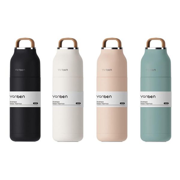 

water bottles sports bottle, vacuum insulated stainless steel, cold, modern double walled, simple thermo mug,stainless steel cups