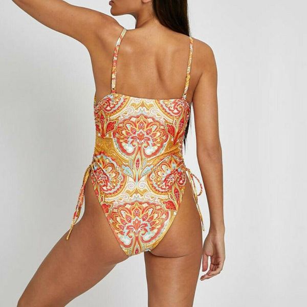 

one-piece suits uk women swimming costume push-up padded bra bandage swimwear bikini monokini one piece swimsuit riangle bathing
