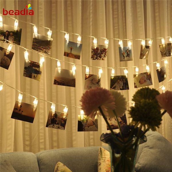

1set/lot wedding decoration starry po holder string lights book room decor clip window christmas centerpieces battery party