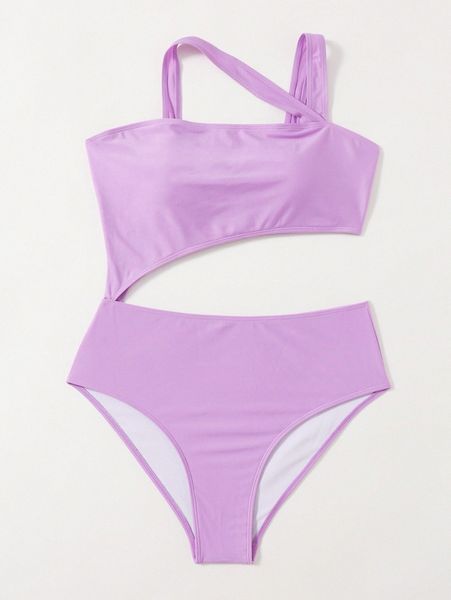 

plus cut out one piece swimsuit a0wy#, Black