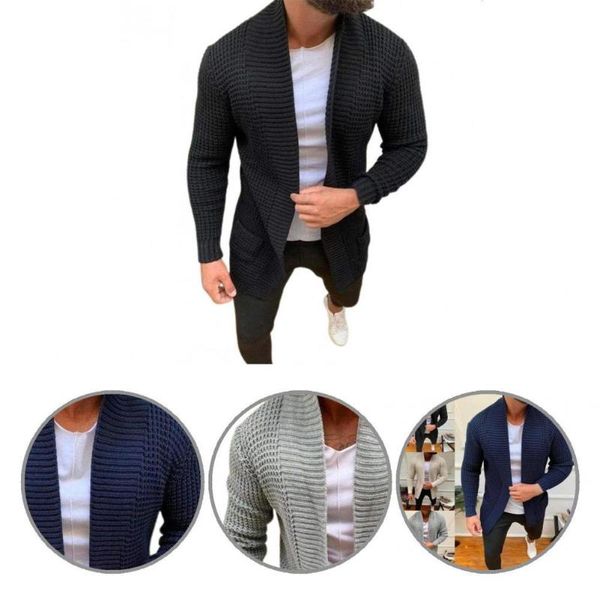 

men's sweaters skin-friendly autumn winter pure color loose-fitting coat for dating, White;black