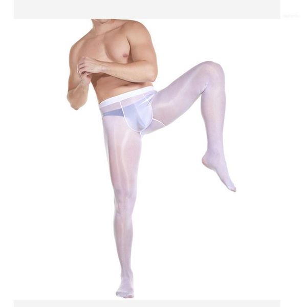 Calças masculinas 8D 912 agulha calcinha-mangueira transparente leggings homens sexy aumento de calças virgens em forma de U respirante calças invisíveis