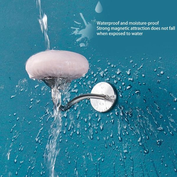

soap dishes wall-mounted magnetic holders stainless steel self-adhesive dish easy to install rustproof drain drop