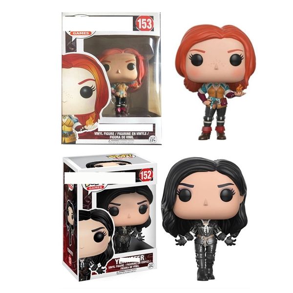 

funko pop wizard 3 crazy hunter model doll ye naifa 151# 153# triss