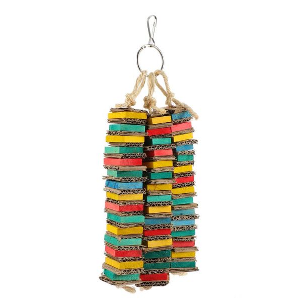 

other bird supplies chewing toys wooden parrot cage bite chew hanging