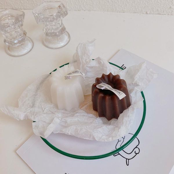 

candles ins small cupcake shape scented candle home decorations beeswax