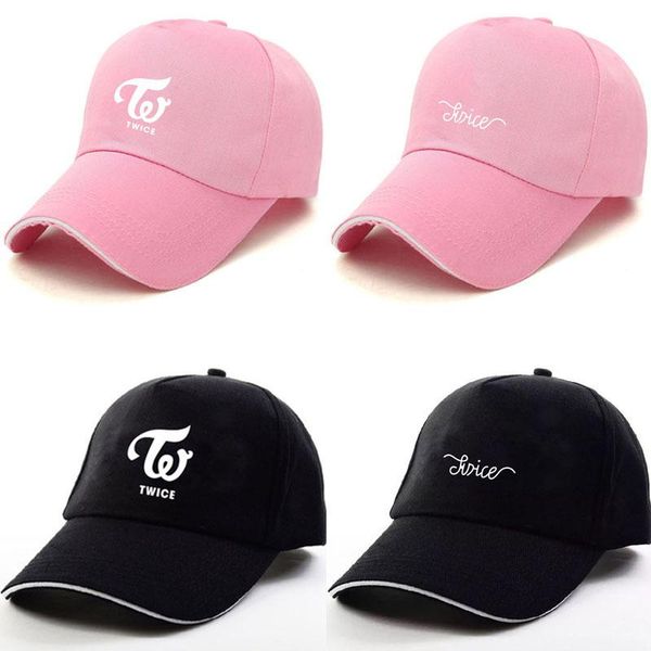 

visors kpop twice cotton hip hop hat ajustable snapback cap baseball, Blue;gray