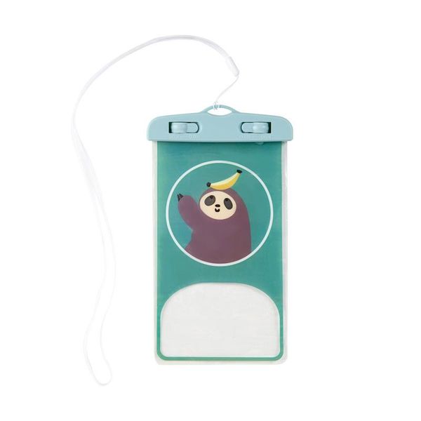 

storage bags cartoon print waterproof mobile phone bag universal case under water full protection cover swim scie999