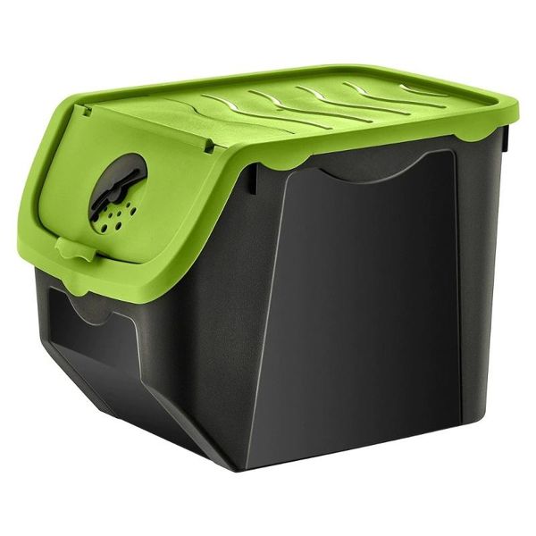 

hobby life coral potato onion garlic storage box container kitchen storing plastic vegatable keep fresh bottles & jars