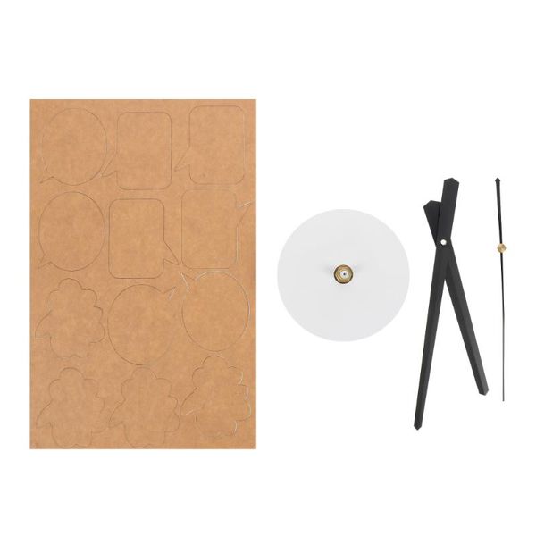 

wall clocks 1pc unique sticker clock durable graffiti creative decor