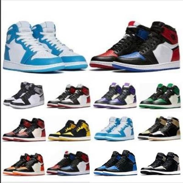 

new fashion1 og bred toe chicago banned game royal basketball shoes men 1s 3 shattered backboard shadow multicolor sneakers