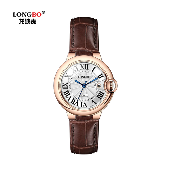 

wristwatches couple casual watches fashion -selling business style quartz, Slivery;brown