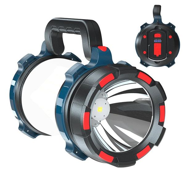 

flashlights torches portable led camping light working outdoor tent handheld usb rechargeable waterproof search