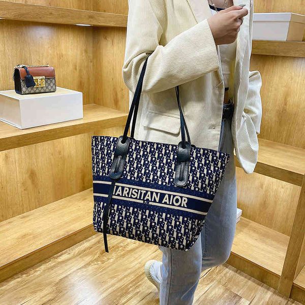 

winter new fashion large capacity shoulder bag popular letter tote bag portable bags