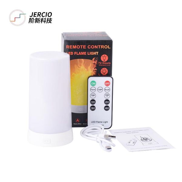 

flame lamp night light built-in battery atmosphere bedside used for living room bar camping usb dcv led modules