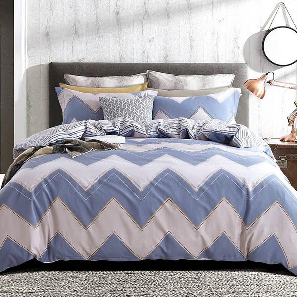 

bedding sets 4pcs cotton active printing luxury sets/bedclothes king  size duvet cover bed sheet set linens pillowcases