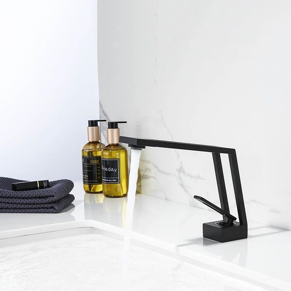 

bathroom sink faucets black brass basin faucet cold and water mixer art tap