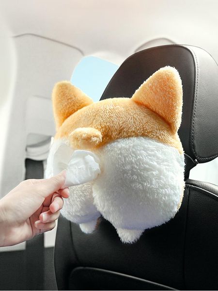 

tissue boxes & napkins universal car box creative cute dog cat bushaped interior products