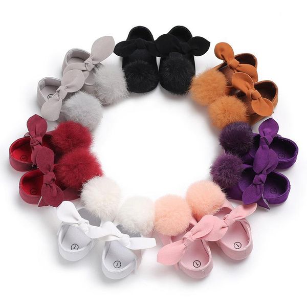 

first walkers princess ball bow firstwalkers baby toddler cotton fabric moccasins girls mary jane party sole shoes
