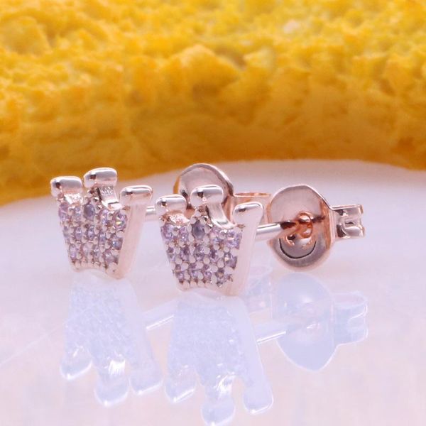 

other original 925 sterling silver creative crown pan earrings magic with elegant earring for women gift jewelry, Golden;silver