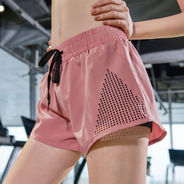 

yoga outfit summer running shorts home workout women 2 in 1 gym 2021 quick-drying loose fitness anti-light