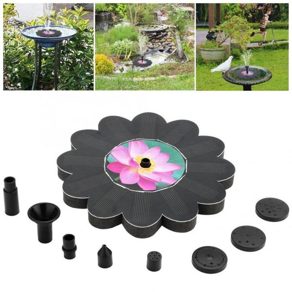 

solar water fountain 6v 1.4w brushless motor pump for garden landscape decoration decorations