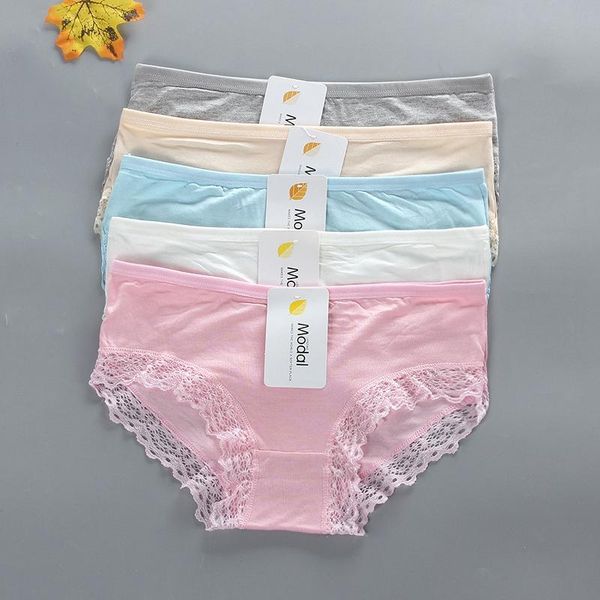 

5pcs/lot teenage girls panties soft cotton underwear for 8-14years old pure color briefs kids breathable underpants, Camo