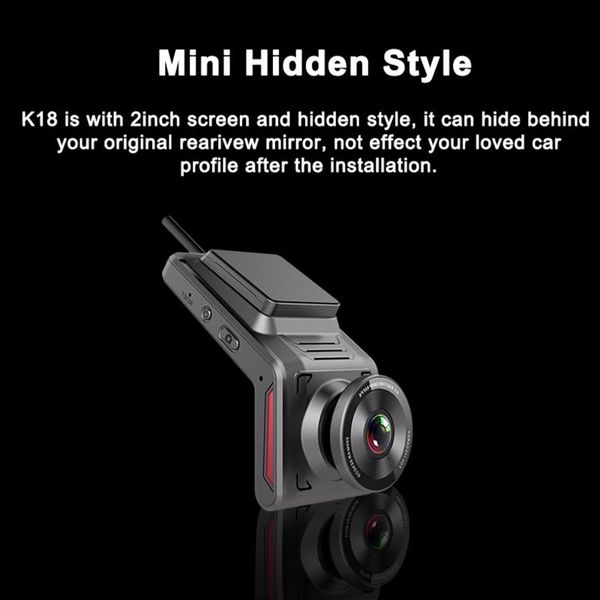 

2.0 inch car dvr gps dual camera 1080p hd video automatic recorder wifi app driving night vision parking monitor dvrs