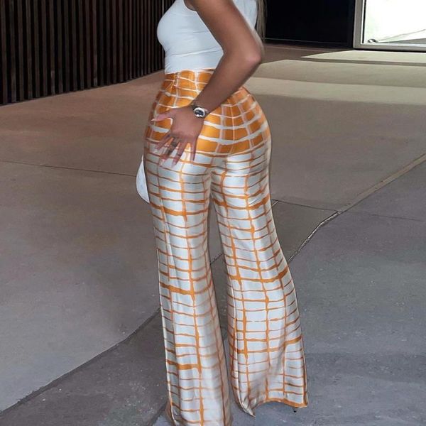 

maternity bottoms women casual wide leg pants chic loose trousers, White