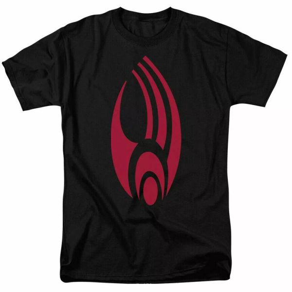 

star trek borg logo t shirt licensed sci-fi tv show classic tee new black, White;black
