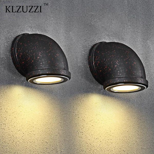 

american country wall lights loft vintage industrial creative stair lamp retro style club lobby wind ktv water pipe