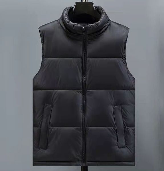 

designer men vest down cotton waistcoat jackets mens and women's no sleeveless jacket puffer autumn winter casual coats couples vests k, Black;white