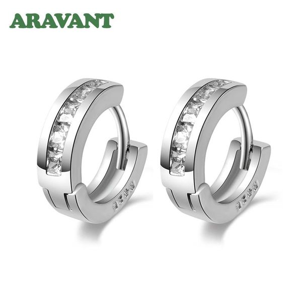 

hoop & huggie 925 silver small earrings for women girls jewelry gifts, Golden;silver