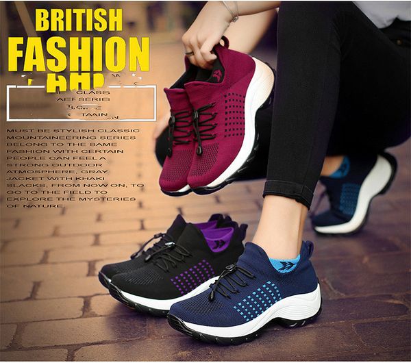 

women's shoes autumn 2021 new breathable soft-soled running shoes casual sports shoe women nd104